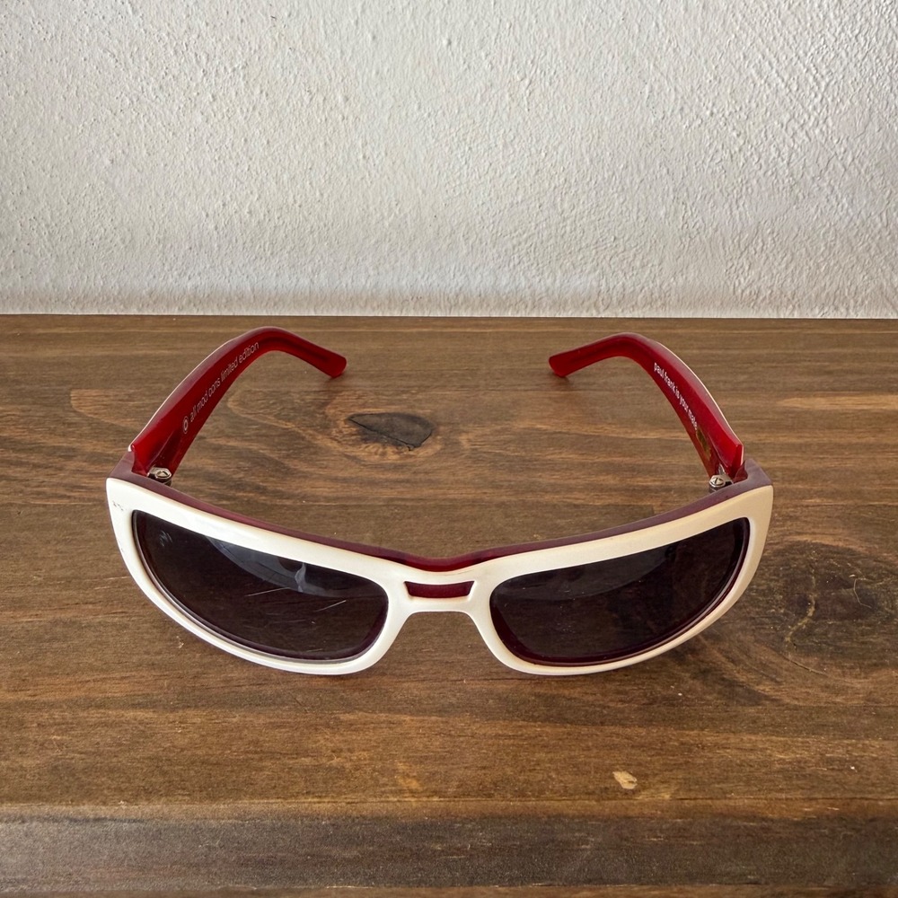 Rare Paul Frank All Mod Cons Limited‎ Edition Sunglasses Red White Y2K Mod